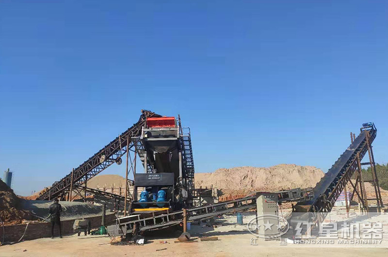 買(mǎi)8小時(shí)產(chǎn)300立方的礦山用石頭沙子混合制沙機(jī)？來(lái)紅星礦石機(jī)械廠可一站購(gòu)齊