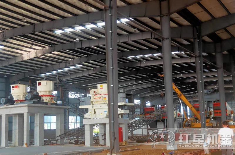 碎石制砂生產現場 碎石制砂生產現場